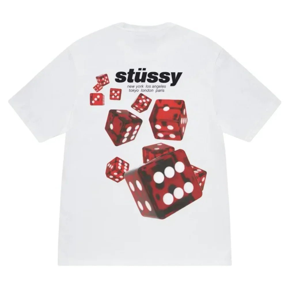 Stussy Rollers Tee White