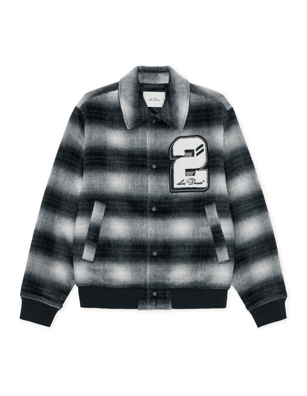 Les Deux Shadowcheck Varsity Jacket