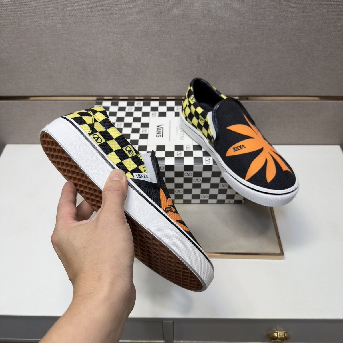 Vans Men's Graphic Slip-On Sneakers