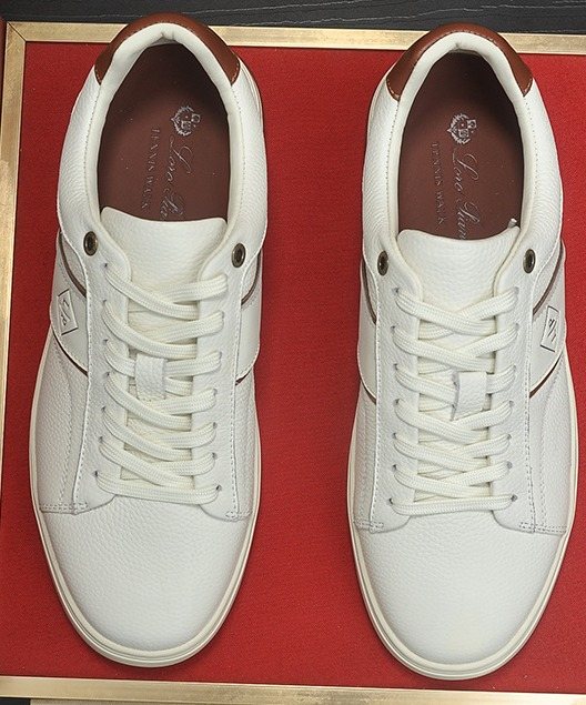 Loro Piana Textured Low-Top Sneakers